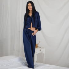 Домашний женский костюм COSAS FREYA М Синий