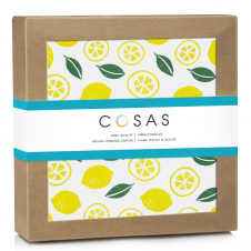 Байкові пелюшки LEMONS COSAS жовтий 80х100 см
