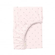 Простирадло на резинці 180х200 см MINI DOTS CS4 COSAS Рожевий