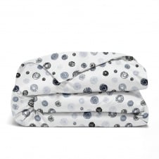 Пододеяльник двуспальный 180х220 см YARN BALLS COSAS серый