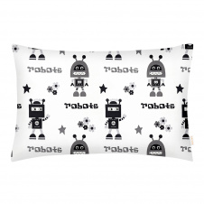Євро наволочка COSAS ROBOTS CS1 50х70 см Сірий