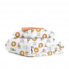 Подростковое постельное белье Leo Giraffe COSAS Терракотовый 160х220 см