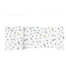 Бортики на ліжечко COSAS WILDFLOWERS Ранфорс 30х180 см Білий