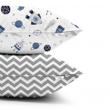 Набір наволочок COSAS WHITE SPACE 50х70 см Сірий