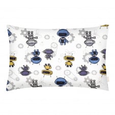 Евро наволочка COSAS ROBOTS 50х70 см Белый