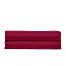 Євро простирадло COSAS RUBY Ранфорс 220х240 см Бордо