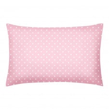 Дитяча наволочка COSAS ROSE DOTS Ранфорс 40х60 см Рожевий