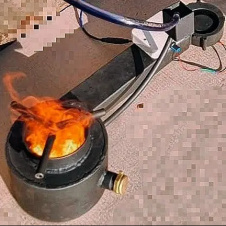 Пальник опалення на відпрацюванній олії для обігріву промислового приміщення