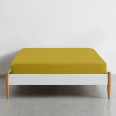 Простирадло на резинці COSAS MARMALADE Ранфорс 80х160х20 см Шафран