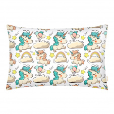 Дитяча наволочка COSAS WHITE UNICORN Ранфорс 40х60 см Білий