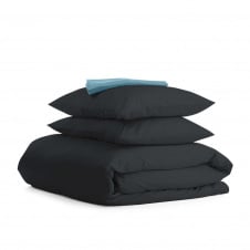 Евро постельное белье Panther Cs3 COSAS черный 200х220 см