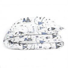 Евро пододеяльник COSAS DREAM WIGWAMS Ранфорс 200х220 см Голубой