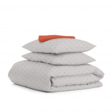 Полуторна постільна білизна Mini Dots CS3 COSAS Бежевий 160х220 см