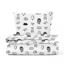 Підліткова постіль без простирадла ANIMALS COSAS Білий 155х215 см