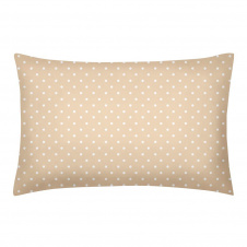 Євро наволочка COSAS BEIGE DOTS Ранфорс 50х70 см Бежевий