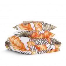 Двуспальное постельное белье ORANGE PALMS CS2 COSAS оранжевый 180х220 см