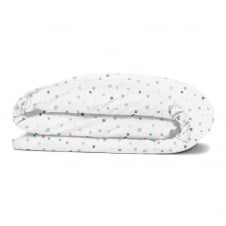 Двоспальна підковдра COSAS COLORFUL BLOTS Ранфорс 180х220 см Білий
