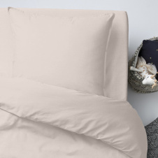 Подростковая постель с простыней на резинке Ivory CS1 COSAS Капучино 160х220 см