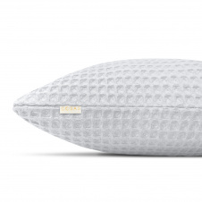 Наволочка COSAS Snow Greek Waffle 40х40 см Білий