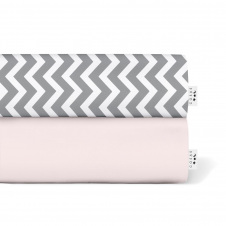 Набор Простыня на резинке COSAS R&G ZIGZAG Ранфорс 60х120х12 см 2 шт.