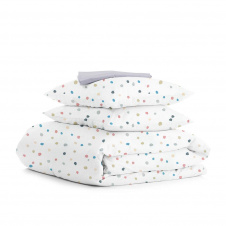 Евро постельное белье COSAS Color Blots Cs1 200х220 см Разноцветный