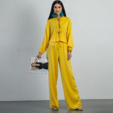 Домашний женский костюм COSAS FREYA M Желтый