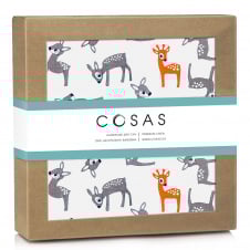 Непромокаемый наматрасник 70х120 см BAMBI COSAS серый