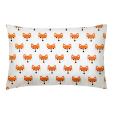 Детская наволочка COSAS FOX Ранфорс 40х60 см Белый