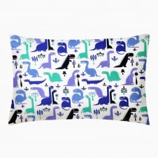 Евро наволочка COSAS BLUE DINO Ранфорс 50х70 см