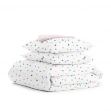 Полуторное постельное белье COSAS Color BLOTS CS2 160х220 см Разноцветный