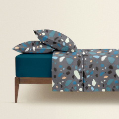 Полуторное постельное белье GEMSTONES CS2 Cosas серый 160х220 см Переяслав-Хмельницкий