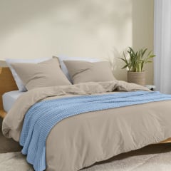 Плед-покривало вафельне COSAS 230х240 см Cloud Greek Waffle Небесний Братське