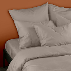 Двуспальное постельное белье сатин BRONZE Cosas песочный 180х220 см Молочанск