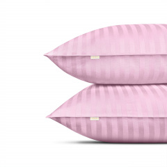 Евро постельное белье сатин BUBBLE Cosas розовый 200х220 см Киев