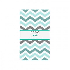 Простыня на резинке 120х200 см ZIGZAG CS5 COSAS Мятный Александрия