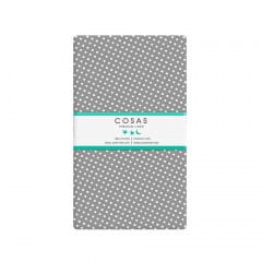 Евро постельное белье Grey Crown COSAS серый 200х220 см Кобыжча