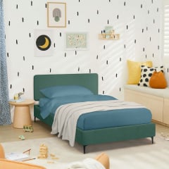 Ліжко односпальне COSAS Kiwi Forest 90х200 см Зелений Миргород