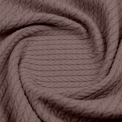 Плед-покривало косичка COSAS 230х240 см Mousse Knitted Braid Шоколадний Березне