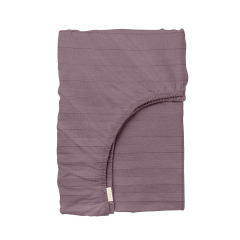 Евро постель сатин с простыней на резинке GRAPE COSAS Лаванда 200х220 см Вольнянск