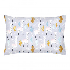 Євро наволочка COSAS LAMA 50х70 см Сірий Веселе