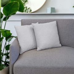 Наволочка COSAS Snow Waffle Weave 40х40 см Білий Петрове