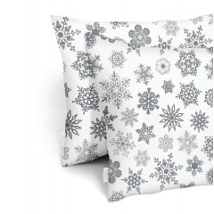 Набір наволочок COSAS SNOWFLAKES GRAY 50х70 см Сірий Київ