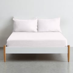 Простынь на резинке COSAS SAKURA LIGHT Ранфорс 160х200х20 см Светло-розовый Южноукраинск