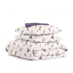 Евро постель с простыней на резинке Cosas Summer Garden CS3 200х220 см Разноцветный Новомосковск