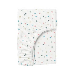 Двоспальна постіль з простирадлом на гумці BEIGE GEOMETRY CS16 COSAS Бежевий 180х220 см Жмеринка