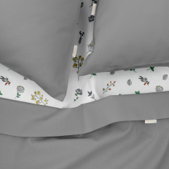 Євро постільна білизна Shadow CS7 COSAS Графіт 200х220 см Мукачево