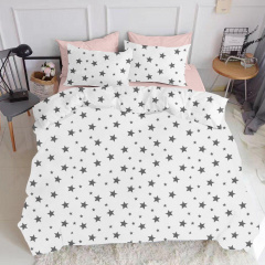 Евро постель с простыней на резинке Big Star CS3 COSAS серый 200х220 см Братское