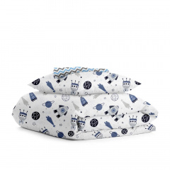 Підліткова постільна білизна WHITE SPACE COSAS Блакитний 155х215 см Фастів