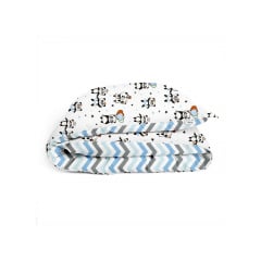 Подростковый пододеяльник COSAS PANDA Ранфорс 155х215 см Голубой Дубно