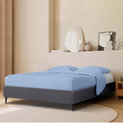 Кровать двуспальная COSAS Kiwi Smoky 180х200 см Графит Запорожье